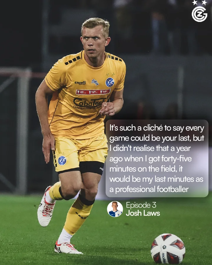 Josh Laws, episode 3: “It’s such a cliché to say every game could be your last, but I didn’t realise that a year ago when I got forty-five minutes on the field, it would be my last minutes as a professional footballer”